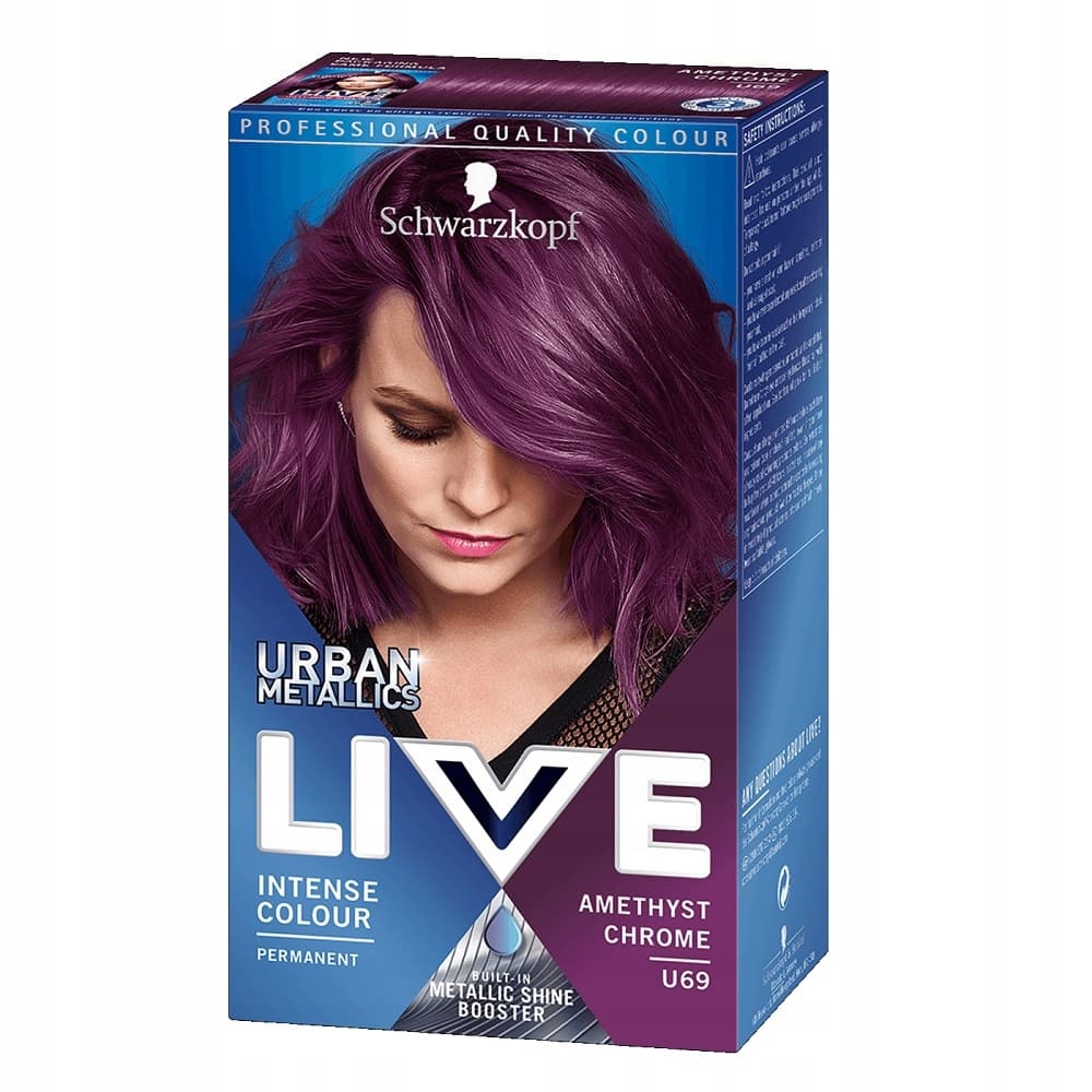 Schwarzkopf Live Krem Koloryzujący Amethyst Chrome U69