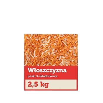 TGE Włoszczyzna paski 3-składnikowa 2,5kg