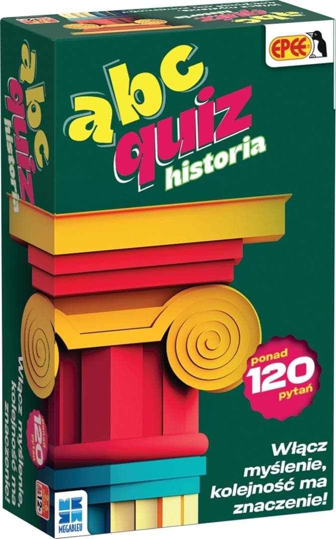 ABC Quiz Historia gra towarzyska 82x126 mm