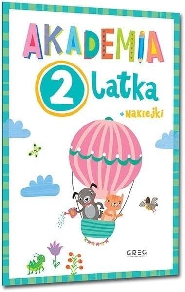 Akademia dla 2-latka - książeczka z zadaniami rozwijającymi