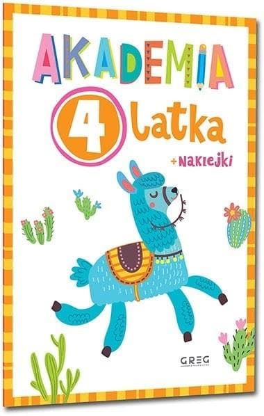 Zeszyt ćwiczeń dla czterolatków - Akademia 4-latka