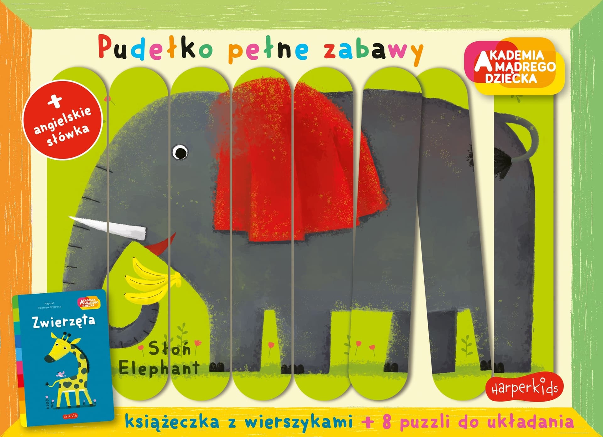 Akademia Mądrego Dziecka Zwierzęta Pudełko pełne zabawy