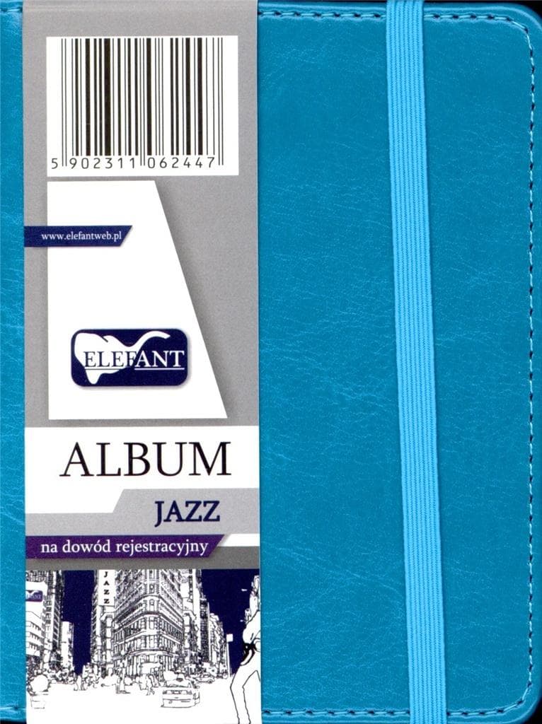 Album na dowód rejestracyjny Jazz turkus Elefant
