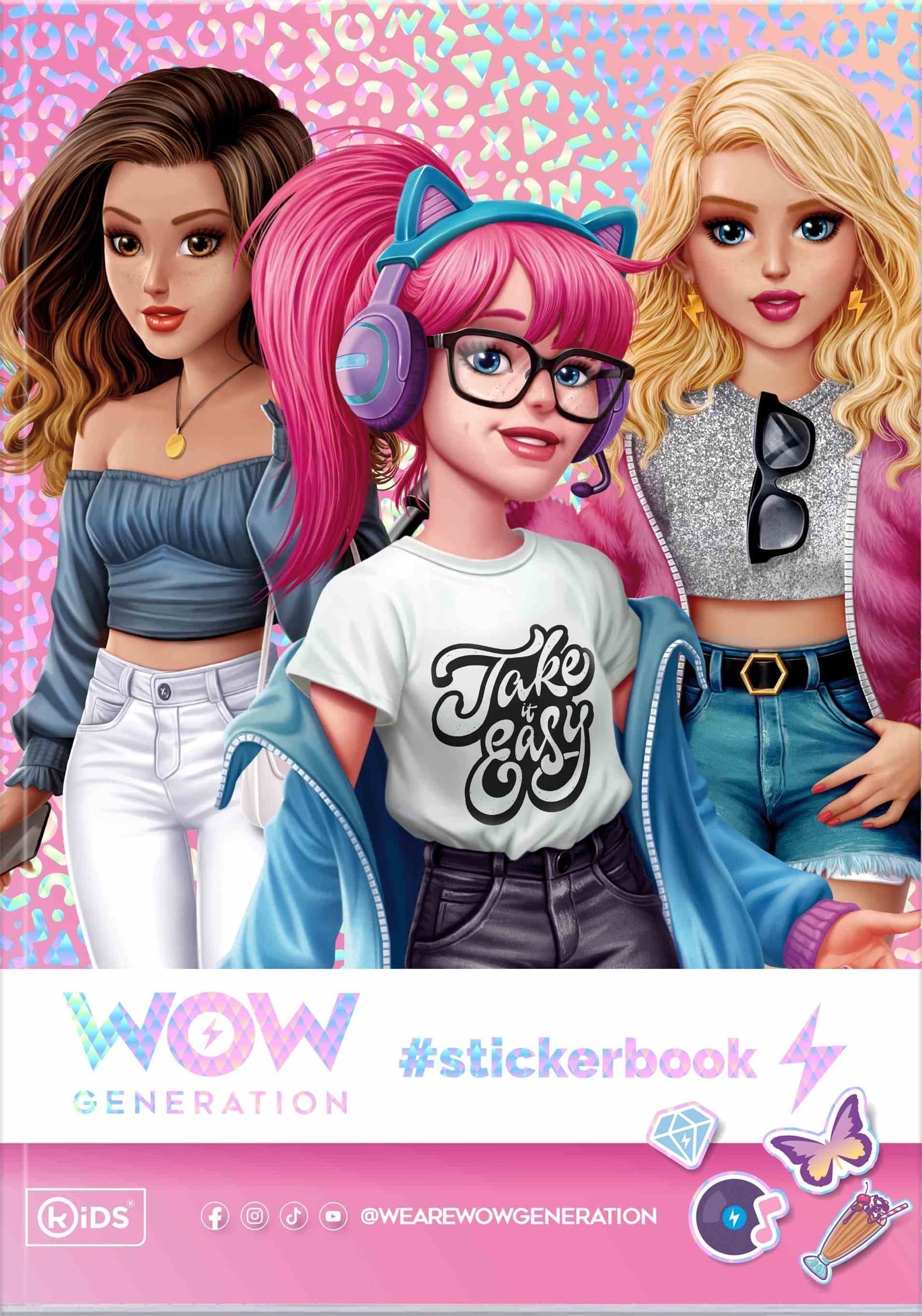 Album z holograficznymi naklejkami WOW00059