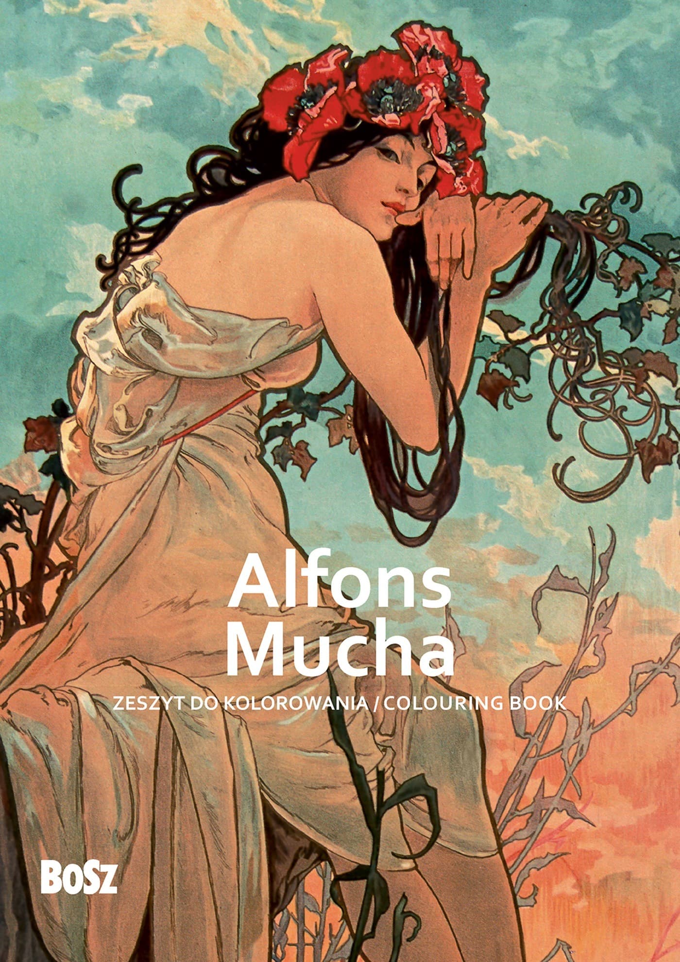 Alfons Mucha. Zeszyt do kolorowania