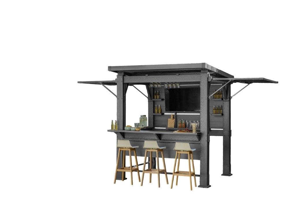 Altana ogrodowa Keter BAR-B-Q Gazebo z barem i zadaszeniem na grill 230 x 238 x 200 cm