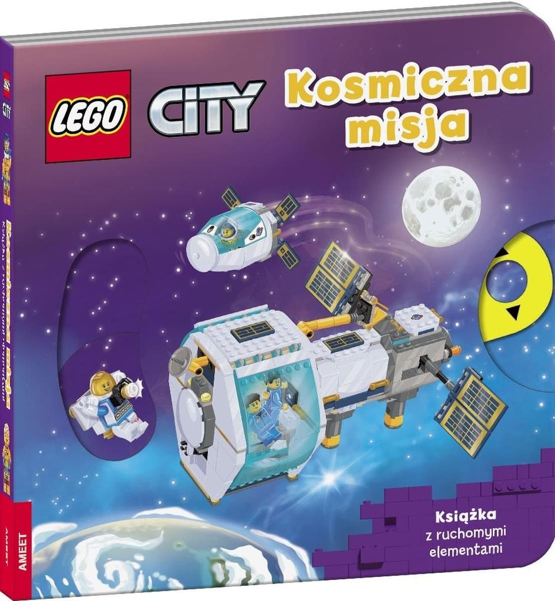 Ameet LEGO City Kosmiczna Misja - Interaktywna Książka dla Dzieci