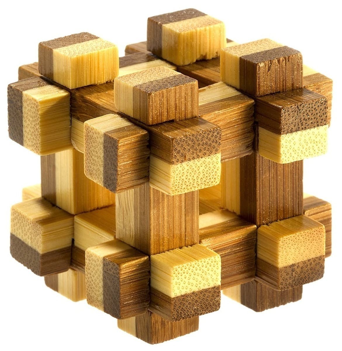 Łamigłówka 3D Bamboo Prison House poziom 4 z 4