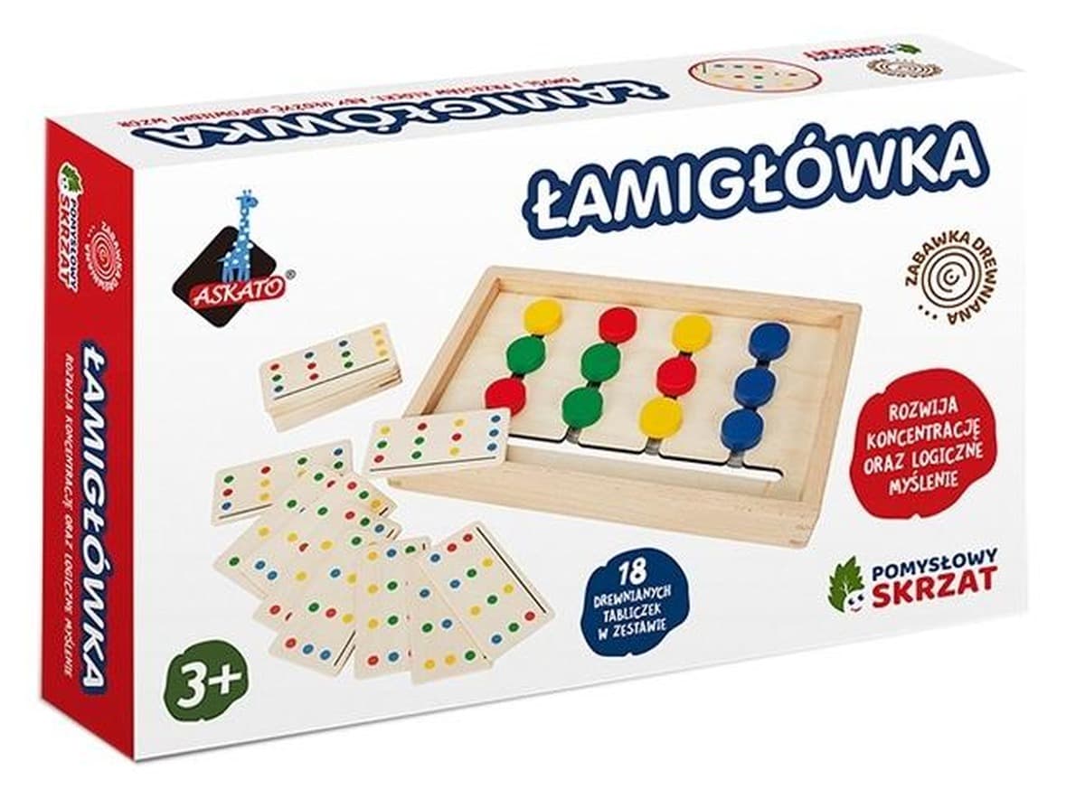 Łamigłówka sorter kolorów pomysłowy