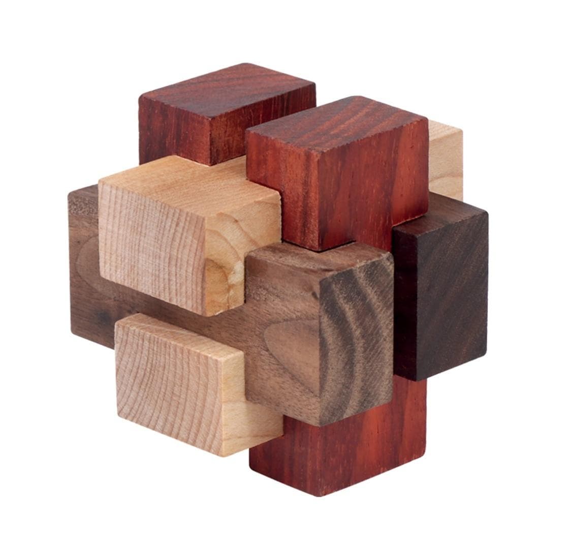 Łamigłówka drewniana 3D Triangular G3 do składania