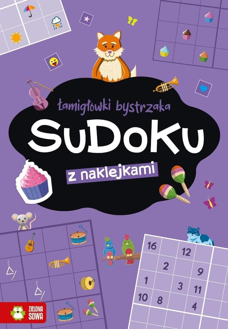 Łamigłówki bystrzaka Sudoku 24 strony 200x291 mm