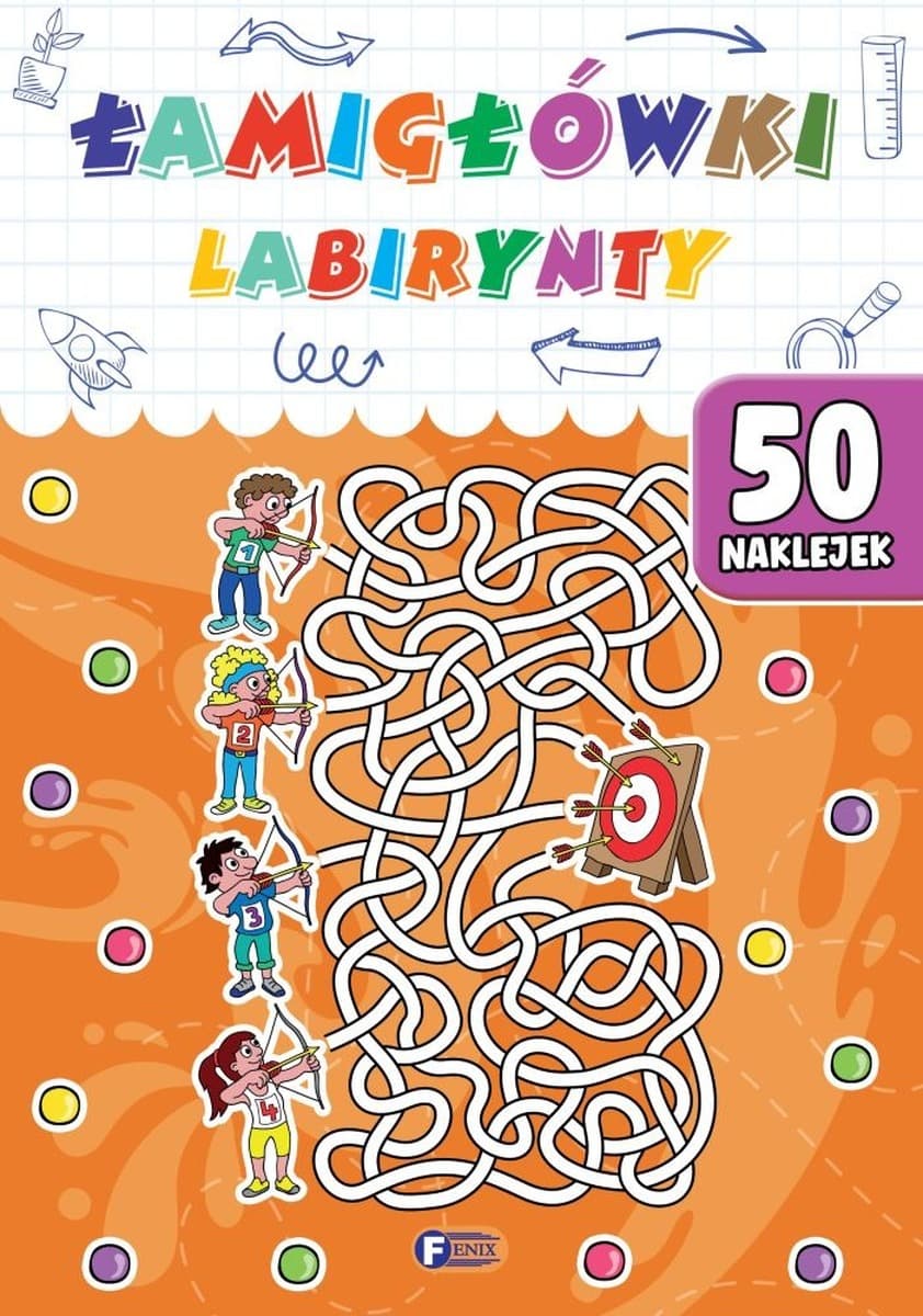 Łamigłówki labirynty - Książka dla dzieci