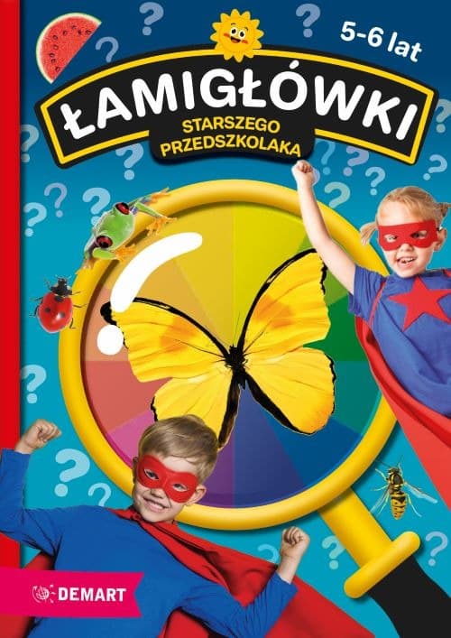 Łamigłówki starszego przedszkolaka - Książka dla dzieci
