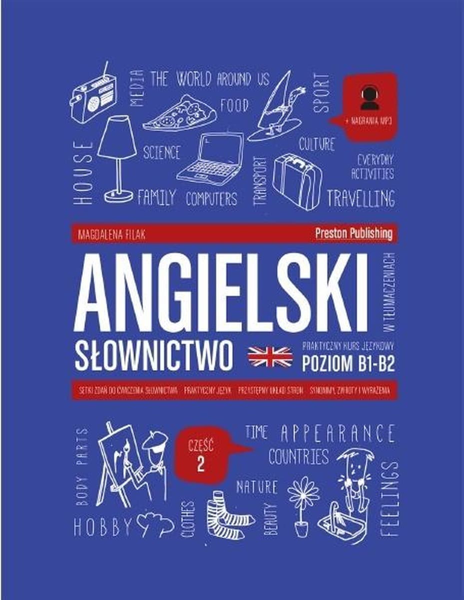 Angielski w tłumaczeniach Słownictwo 2 poziom B1-B2 z mp3