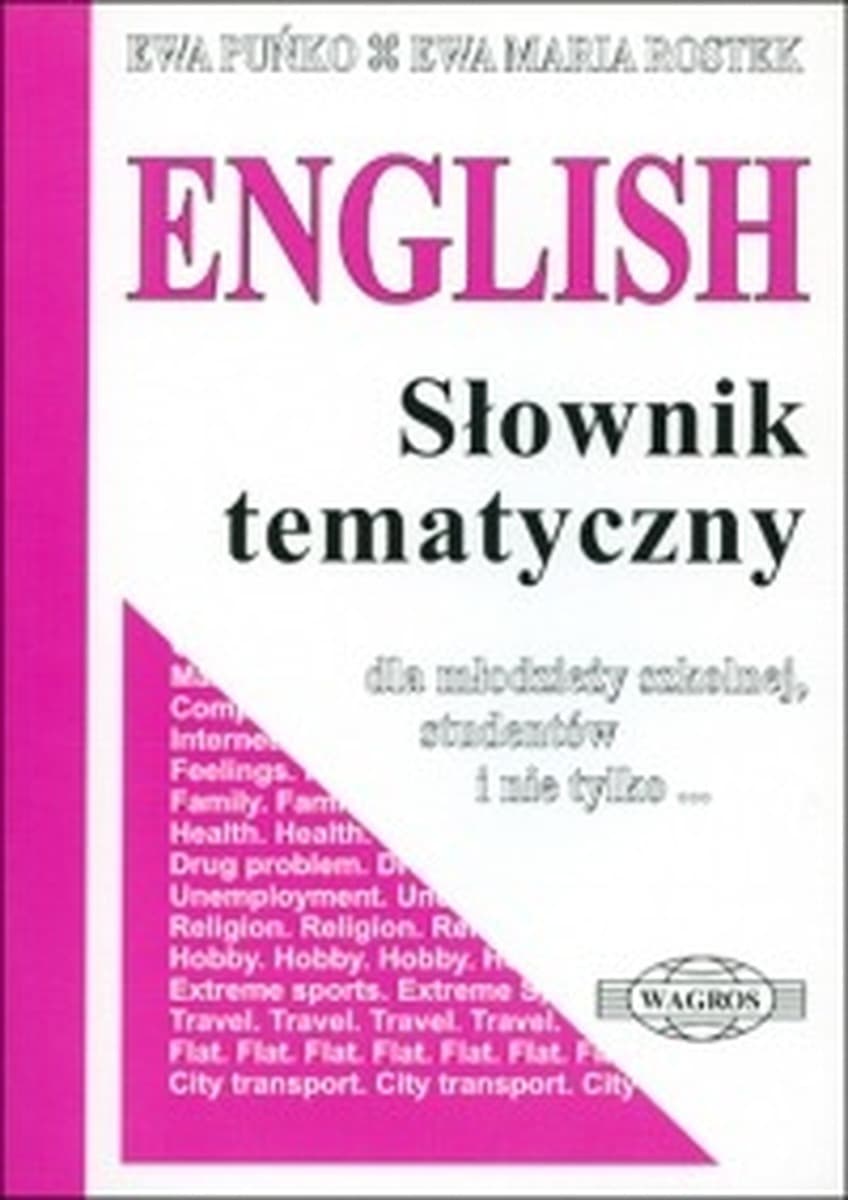 Angielski Wagros Słownik Tematyczny