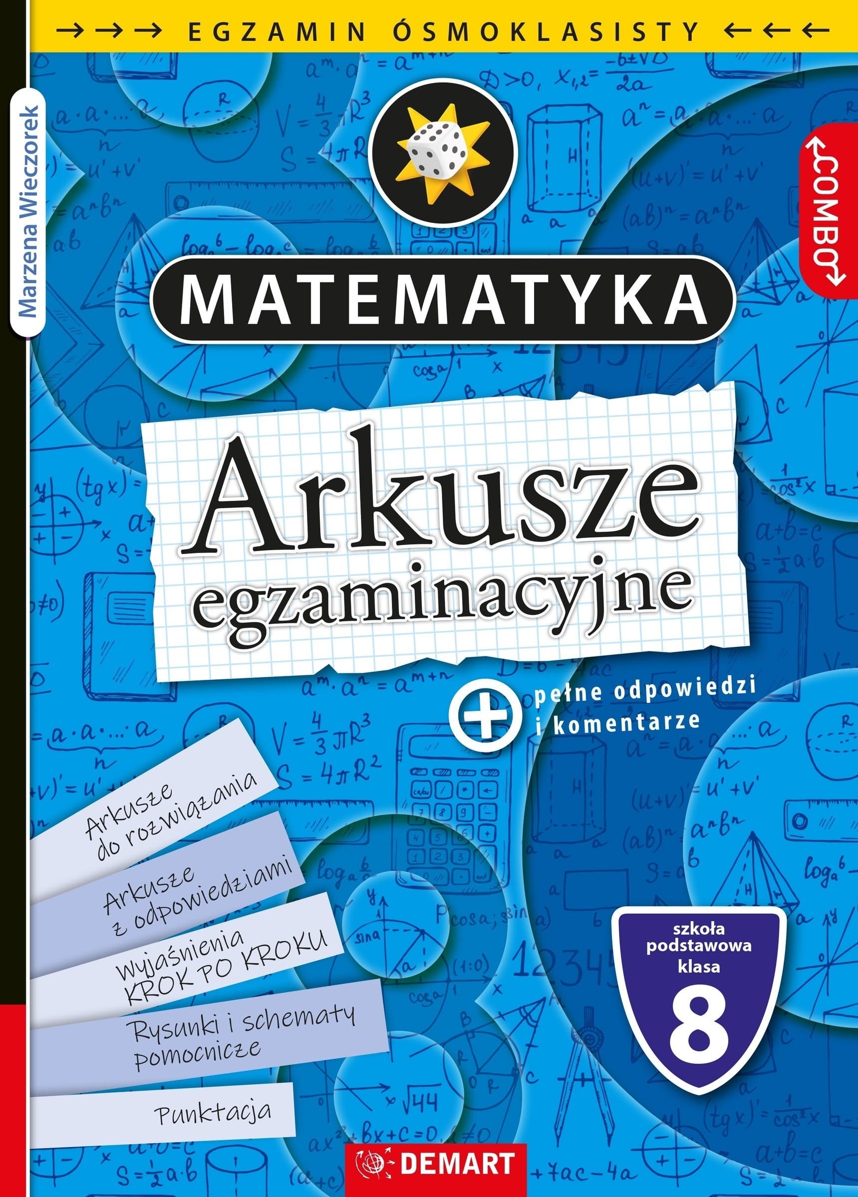 Arkusze egzaminacyjne. Matematyka. Egzamin ósmoklasisty. COMBO