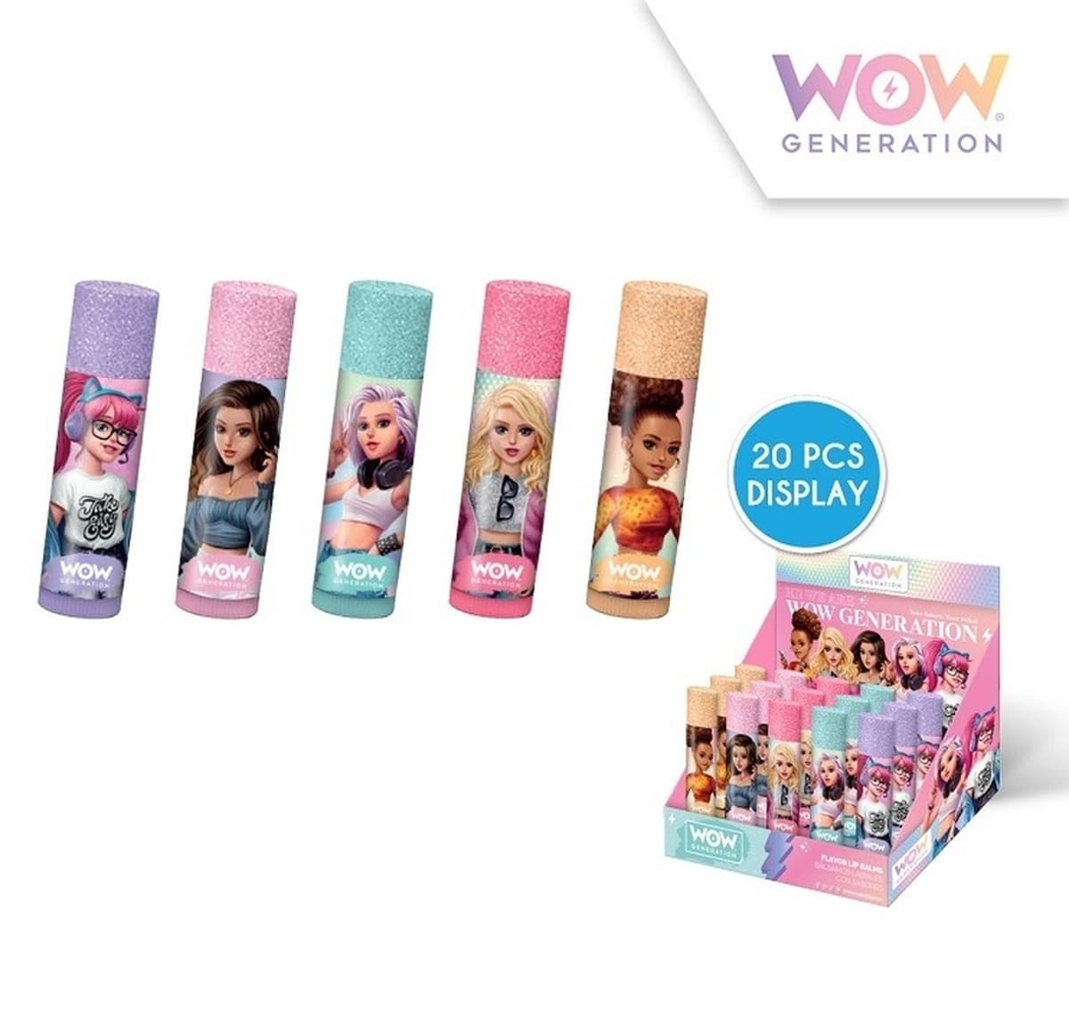 Aromatyzowany balsam do ust WOW MIX dla dzieci