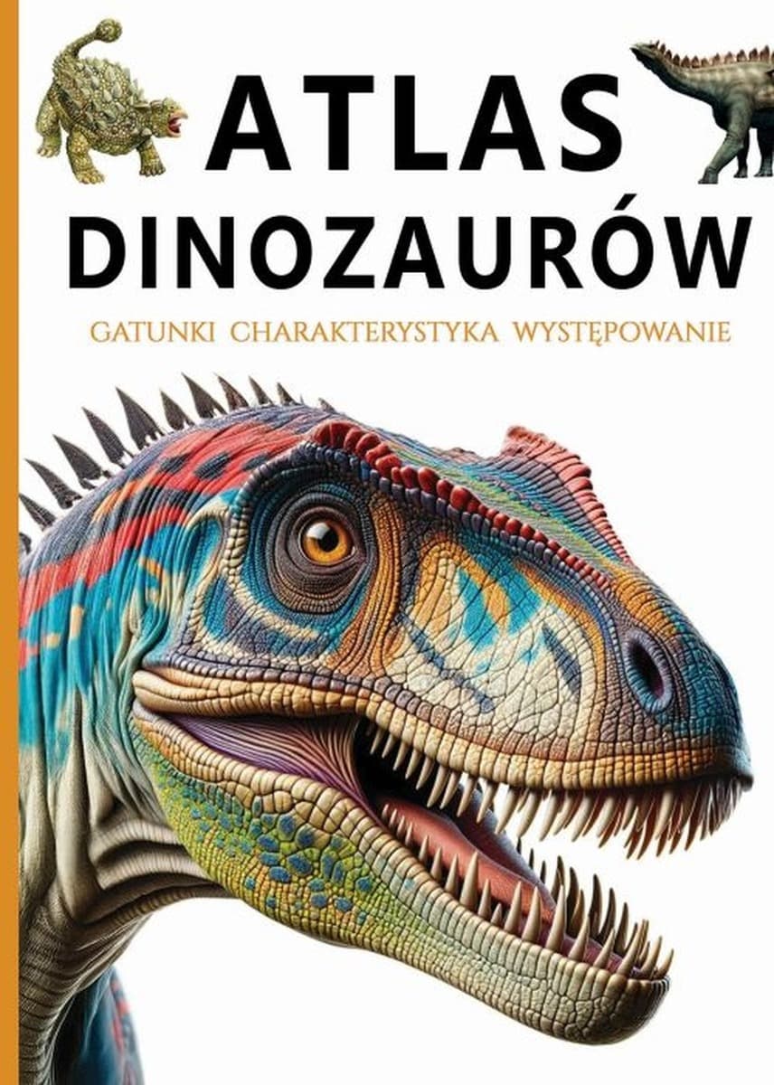 Atlas dinozaurów. Kolorowanka dla dzieci