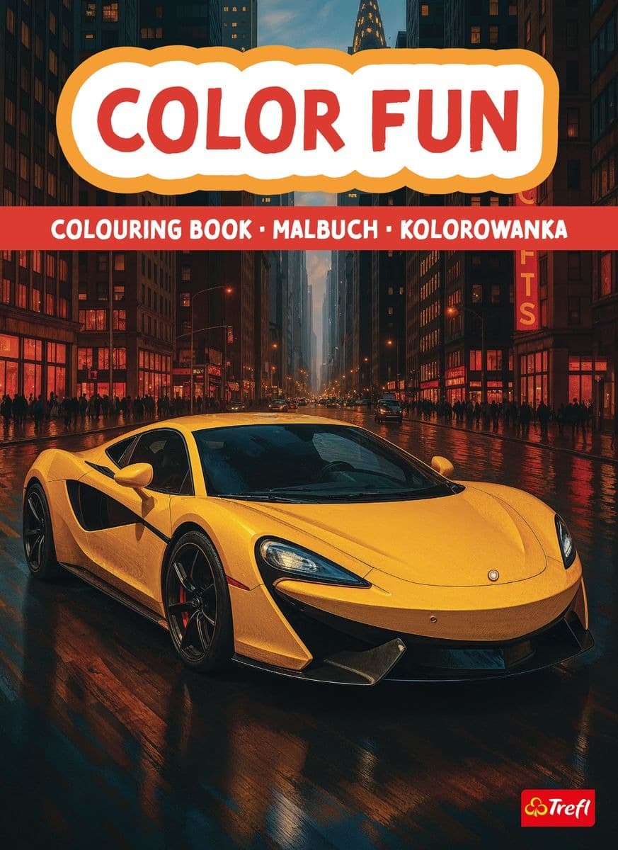 Auta. Kolorowanka dla dzieci