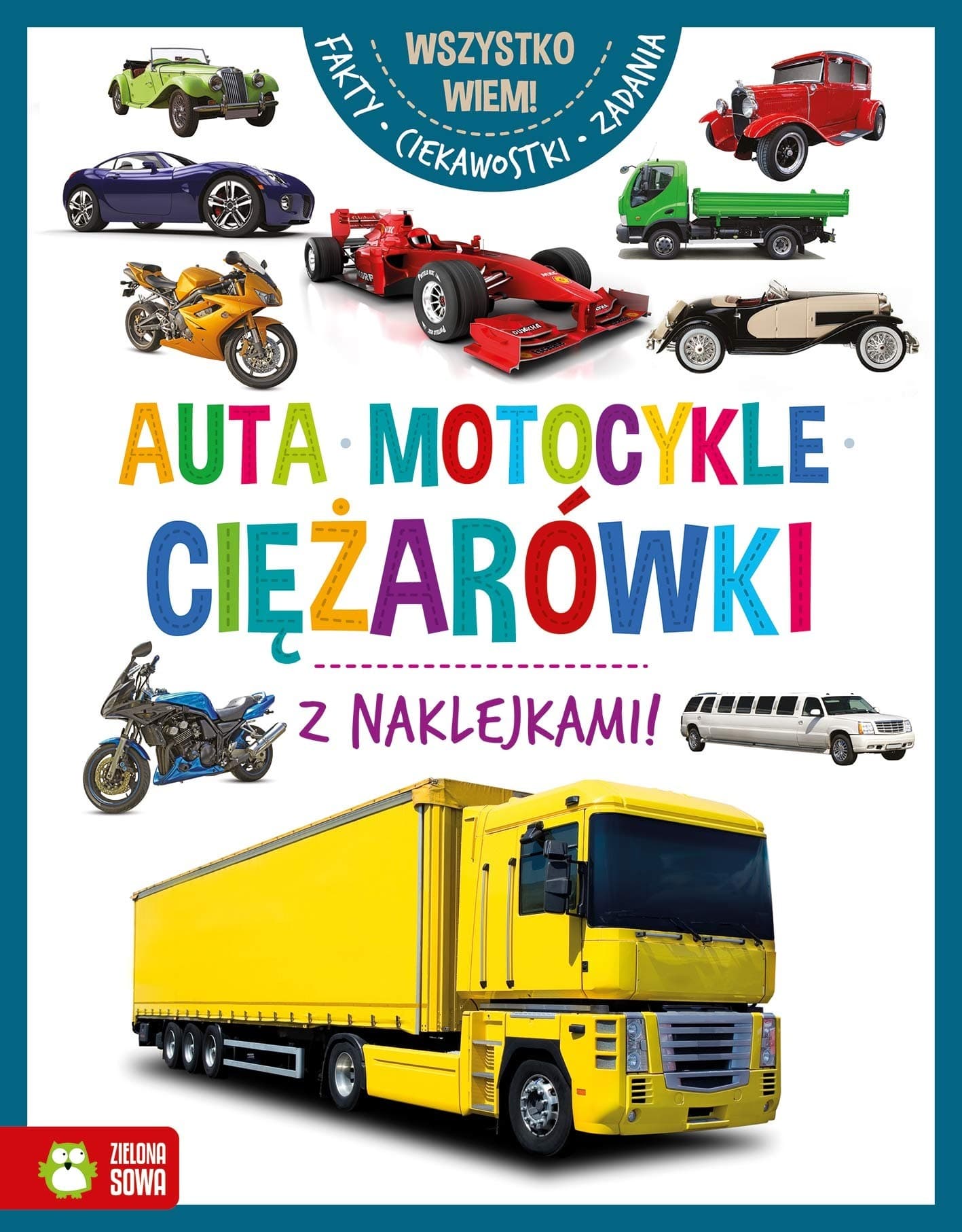 Auta, motocykle, ciężarówki. Wszystko wiem dla dzieci