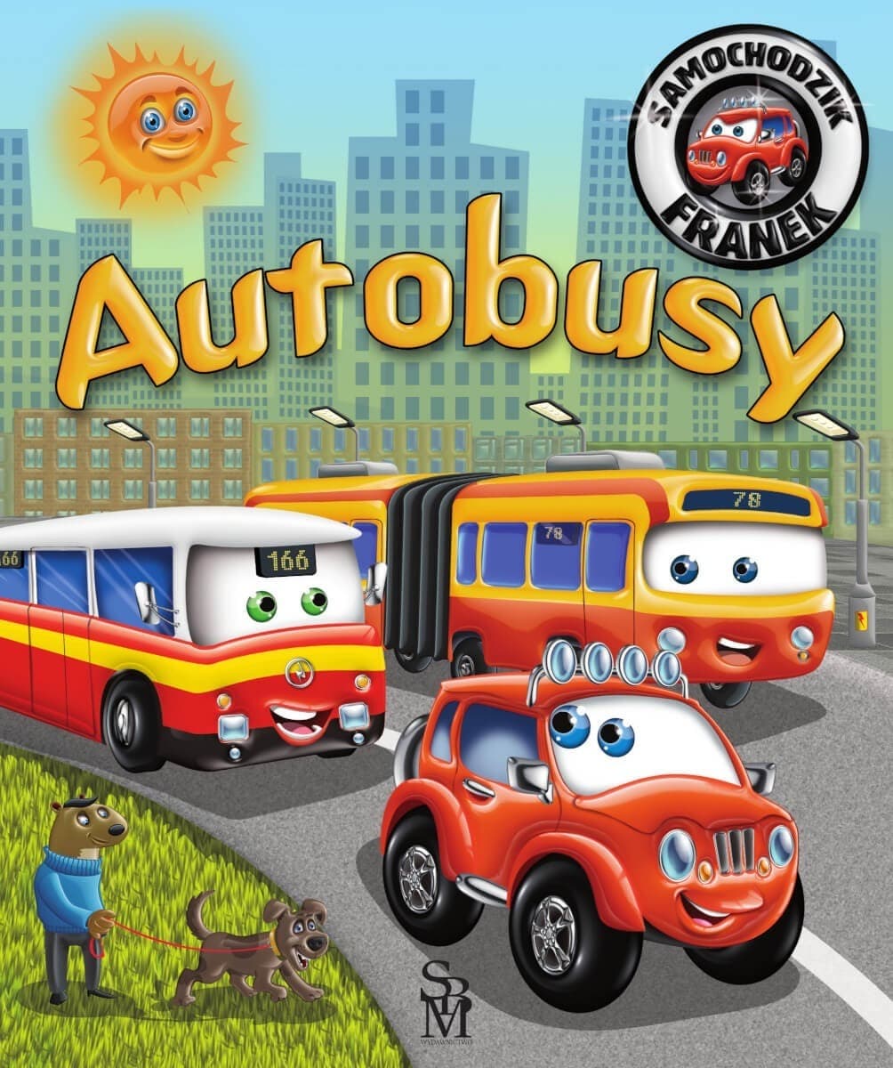 Autobusy. Samochodzik Franek