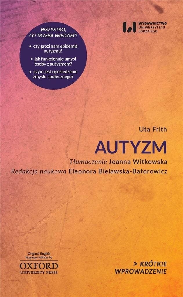 Autyzm: Krótkie wprowadzenie - Uniwersytet Łódzki, 2023