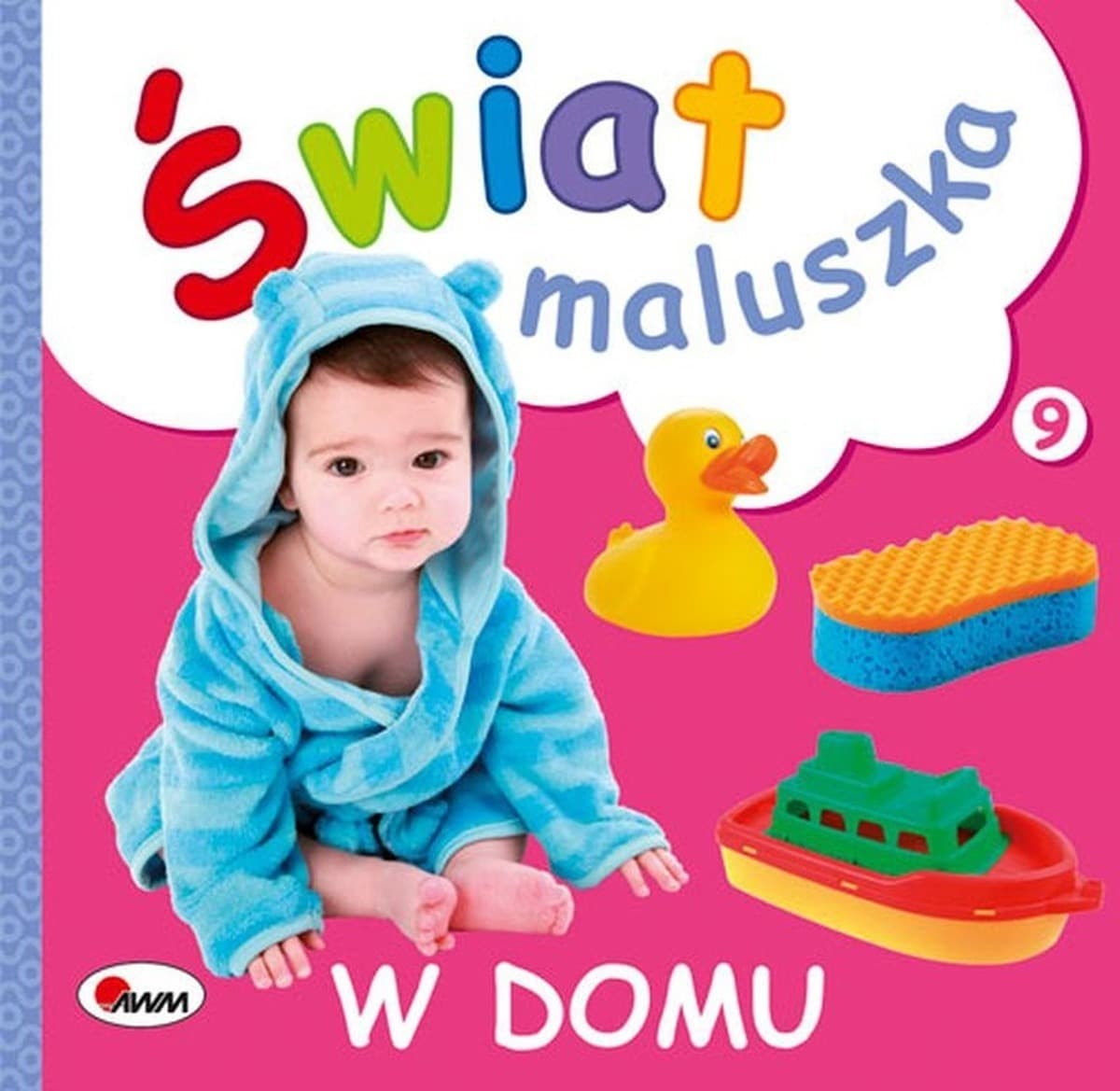 AWM W domu. Świat maluszka - książeczka kartonowa harmonijka dla niemowląt