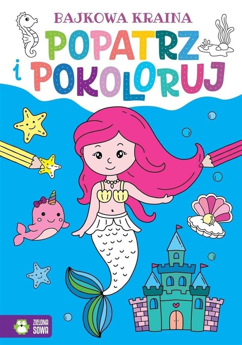 Bajkowa kraina. Popatrz i pokoloruj dla dzieci