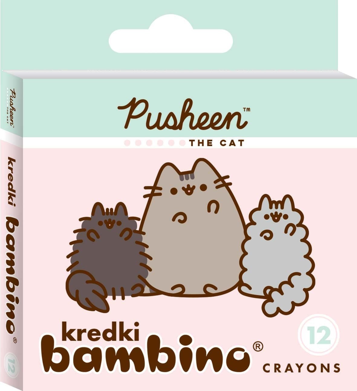 Bambino Kredki Pusheen 12 kolorów
