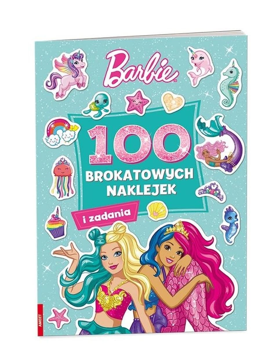 Barbie Dreamtopia 100 Brokatowych Naklejek