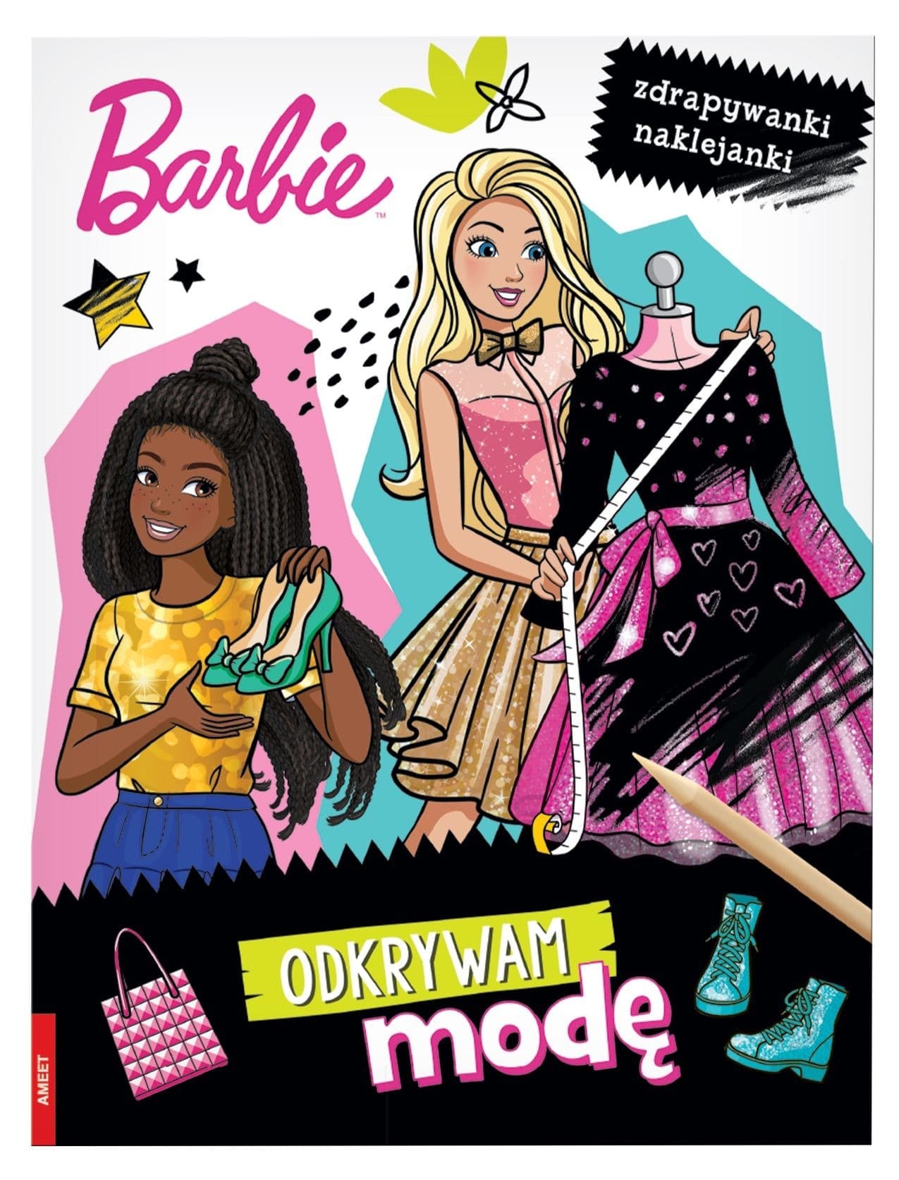 Barbie: Odkrywam modę Zdrapywanki naklejanki