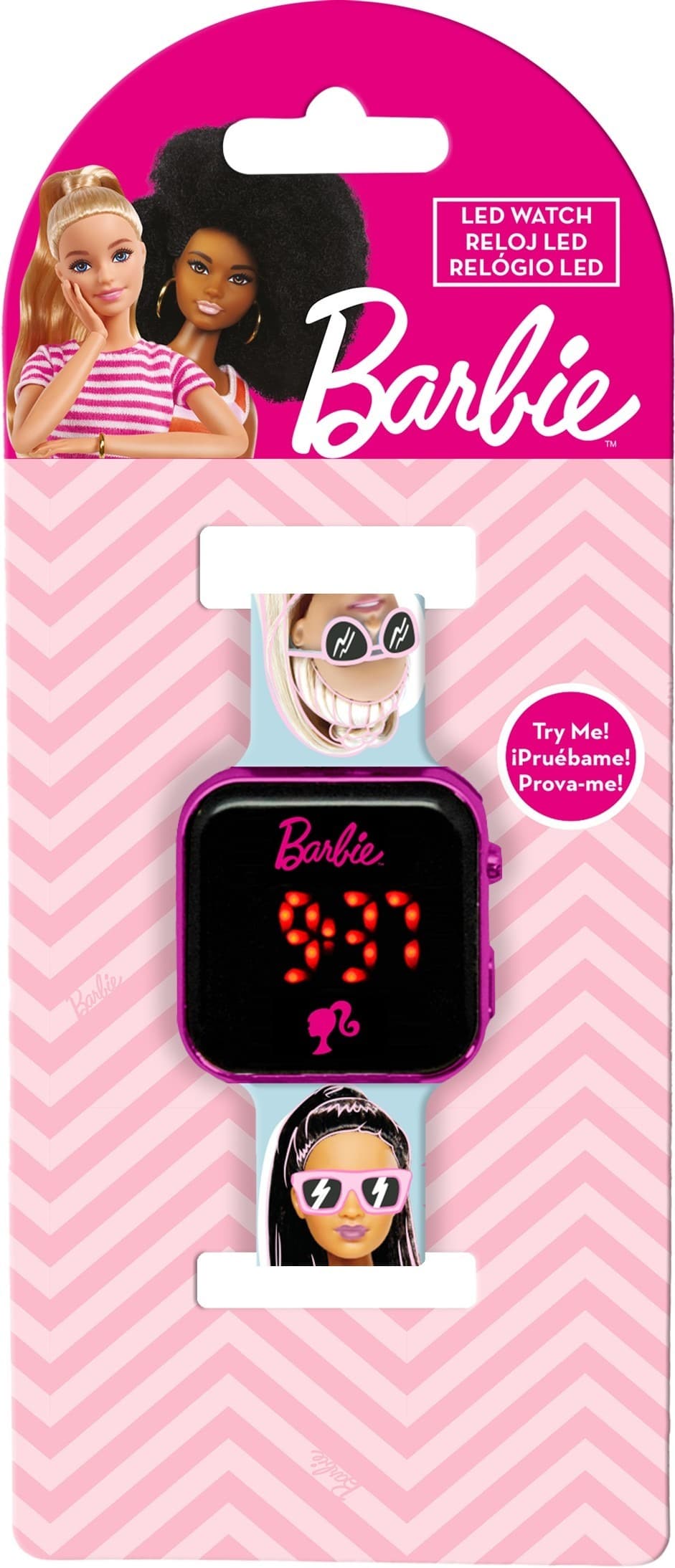 Barbie Zegarek LED z Kalendarzem BB00033