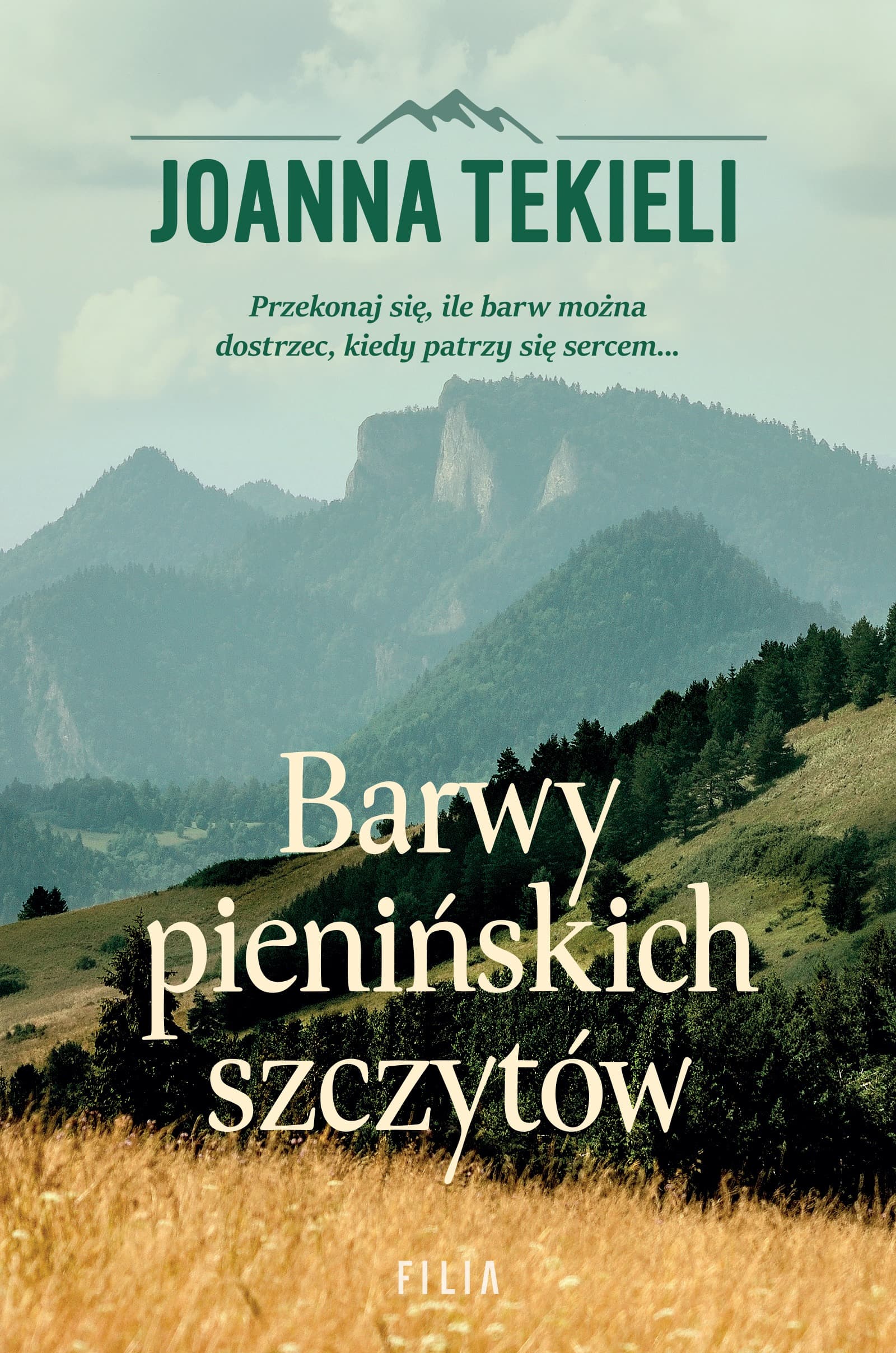 Barwy pienińskich szczytów - Joanna Tekieli powieść obyczajowa 368 stron