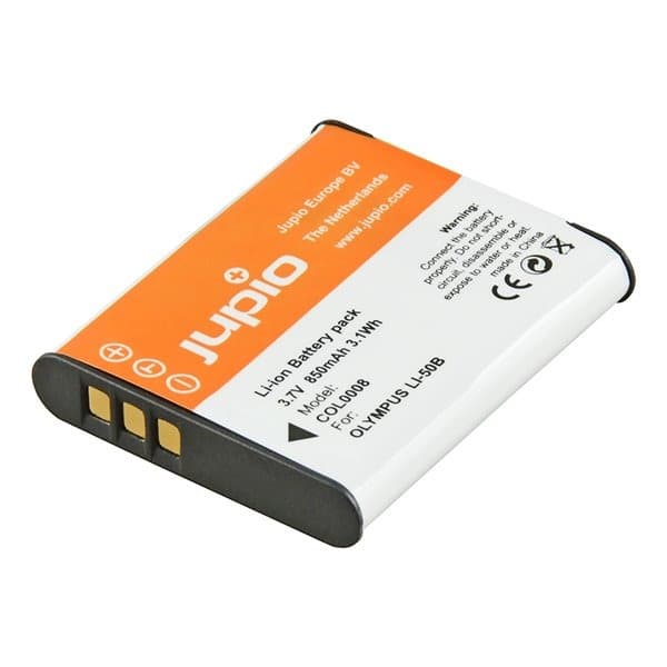 Bateria Jupio Li-50B (D-Li92, DB-100, NP-150, LB-050, LB-052) do Olympus (Pentax, Ricoh, Fuji, Kodak) 850 mAh