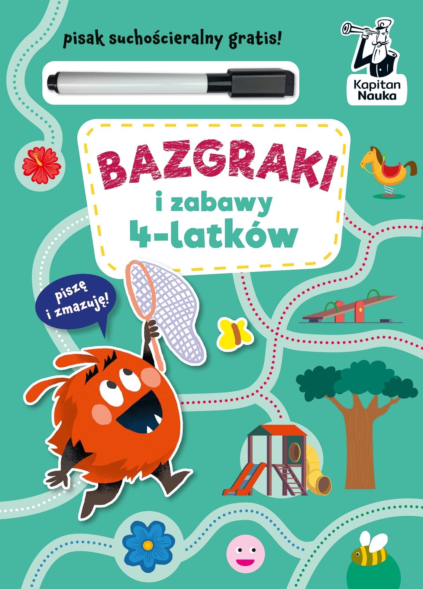 Bazgraki i zabawy 4-latków. Kapitan Nauka