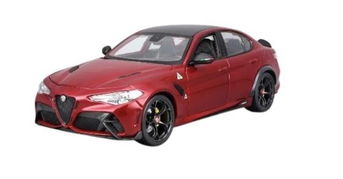 Bburago Model 1:18 Alfa Romeo Giulia GTA czerwony
