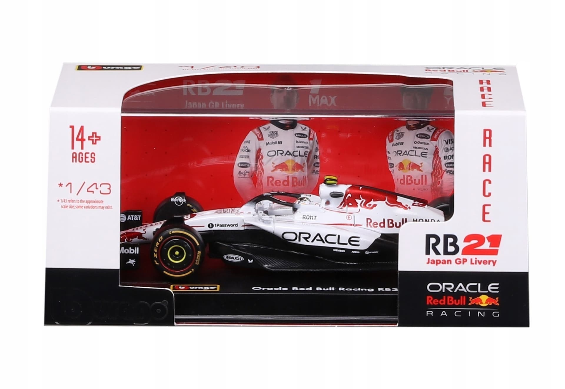 Bburago Model 1:43 BOLID F1 Red Bull RB21 Tsunoda GP JAPONII 2025 18-38233
