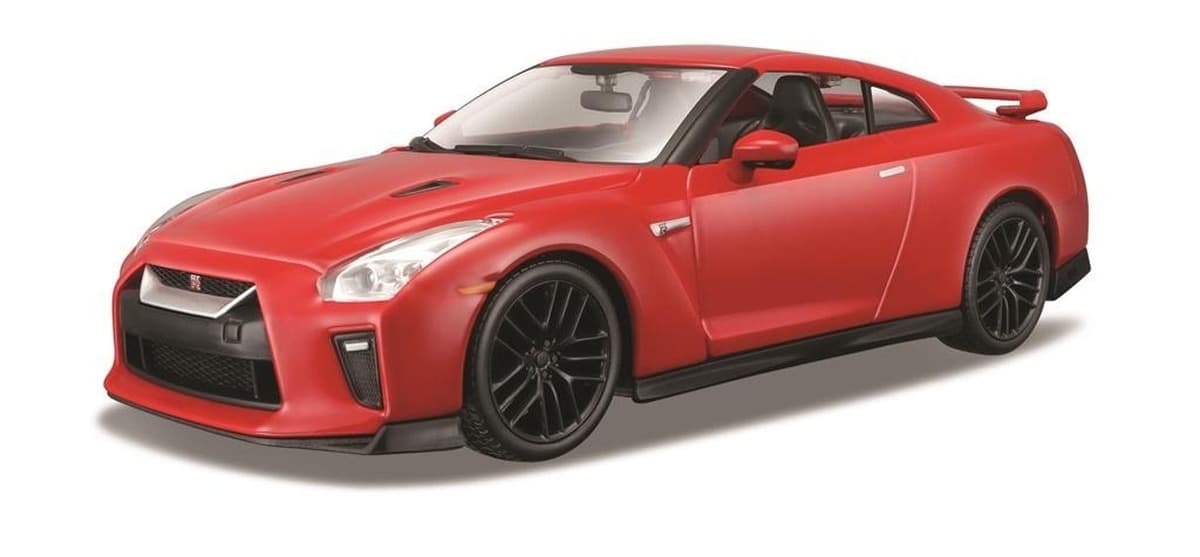 BBURAGO Model Nissan GT-R Czerwony 1:24