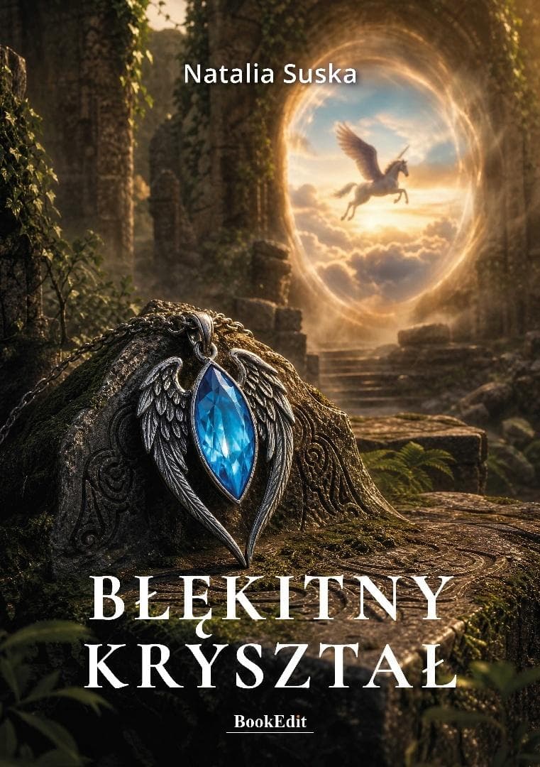Błękitny kryształ - powieść fantasy Natalii Suskiej 202 stron