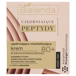 Bielenda Ujędrniający Krem Peptydowy do twarzy 80+ Przeciw Zmarszczkom na dzień i na noc 50 ml