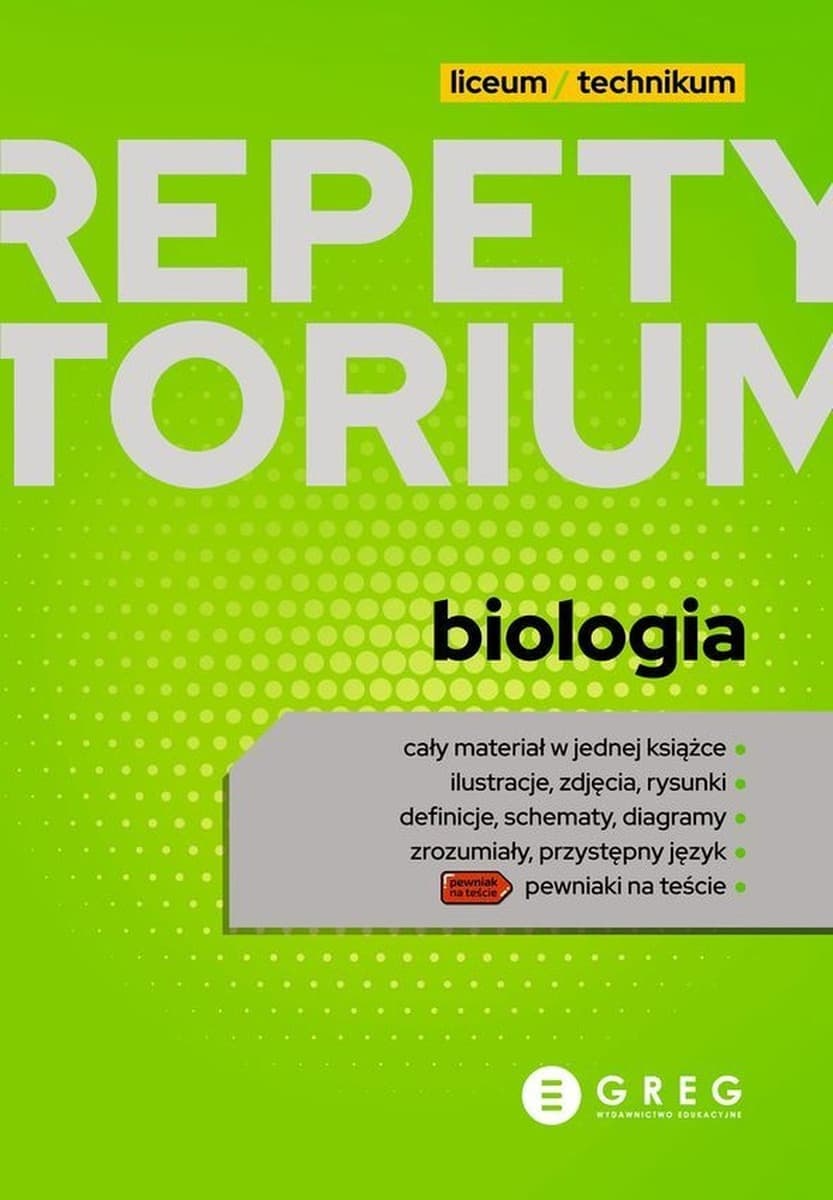 Biologia. Repetytorium. Liceum/Technikum 2026