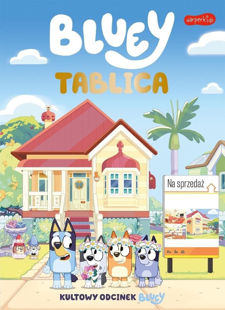 Bluey. Tablica - książka dla dzieci na podstawie serialu animowanego
