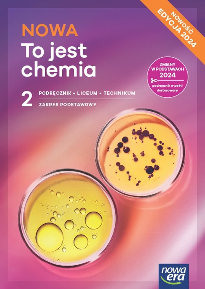 Chemia [Nowa Era] - Podręcznik 2 liceum i technikum (zakres podstawowy) EDYCJA 2025