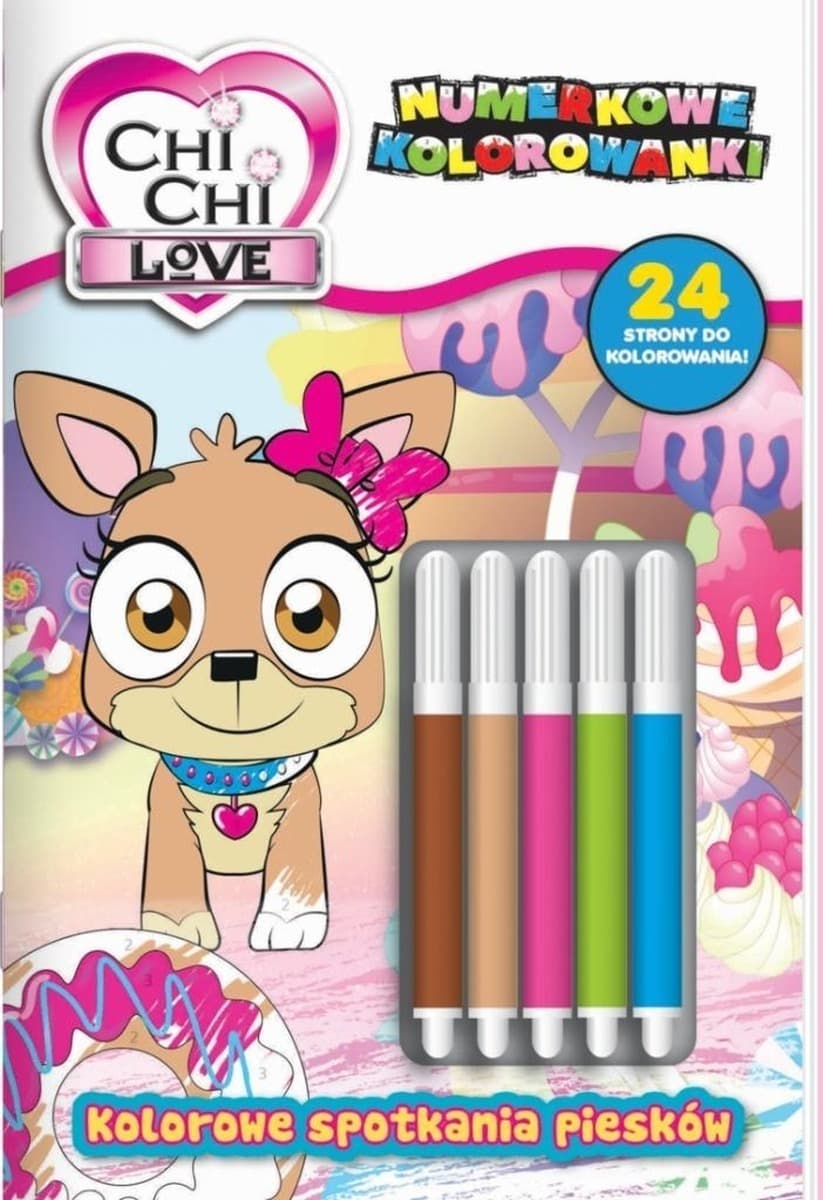 Chi Chi Love Numerkowe Kolorowanki. Kreatywna Zabawa dla Dzieci