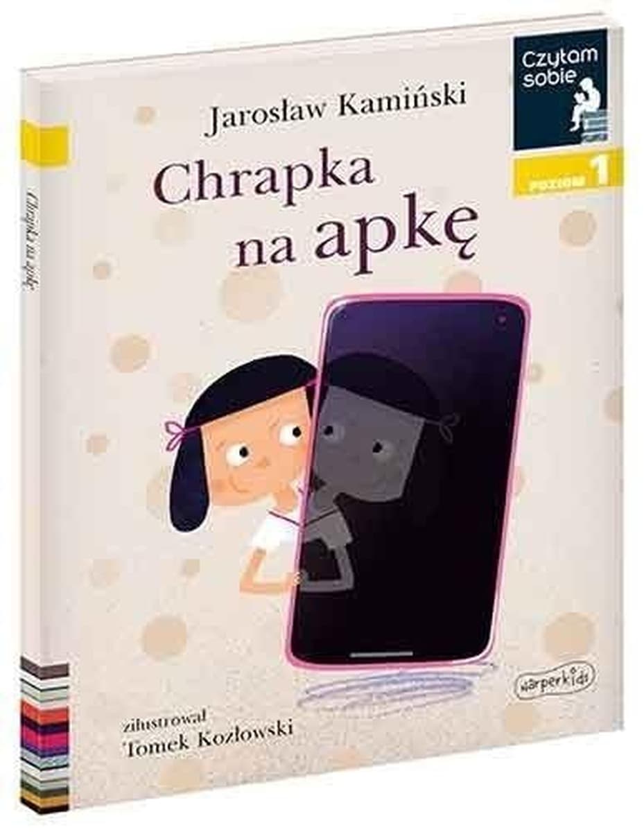 Chrapka na apkę Czytam sobie Poziom 1 dla dzieci