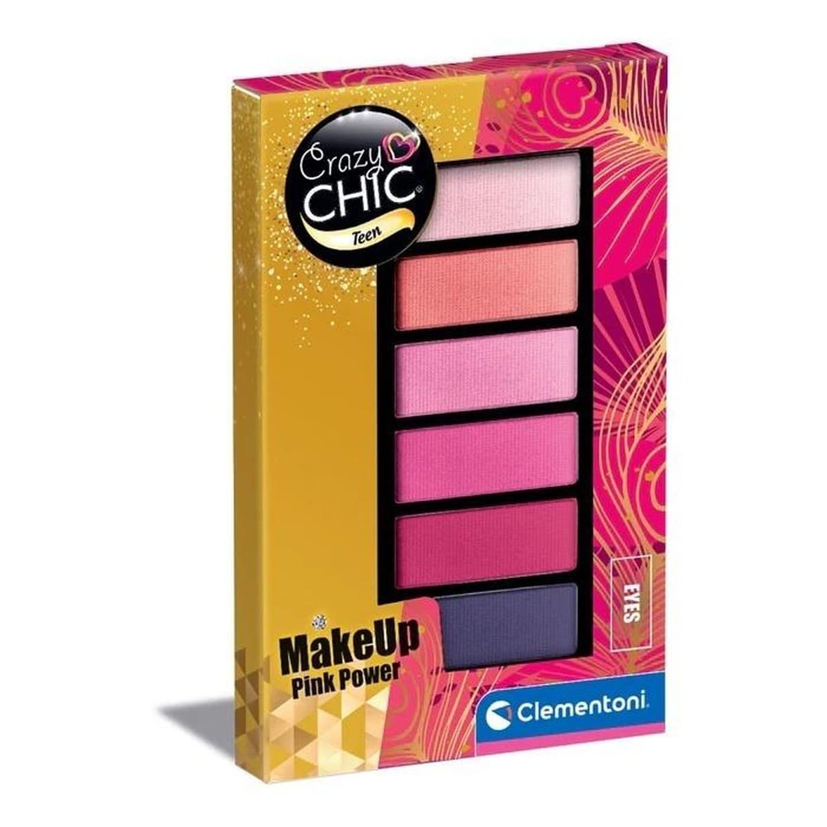 Clementoni Crazy Chic Paleta cieni do powiek Pink Flower