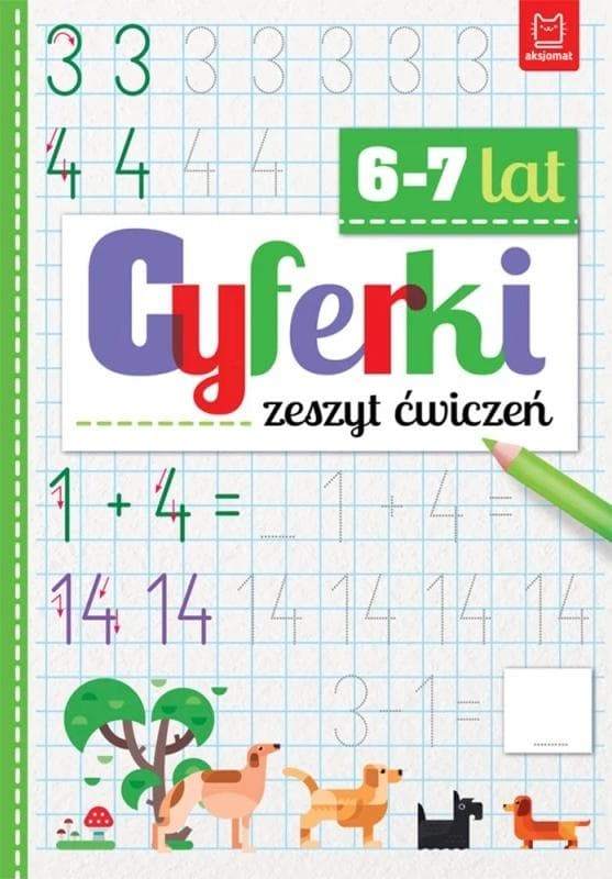 Cyferki. Zeszyt ćwiczeń dla dzieci 32 strony