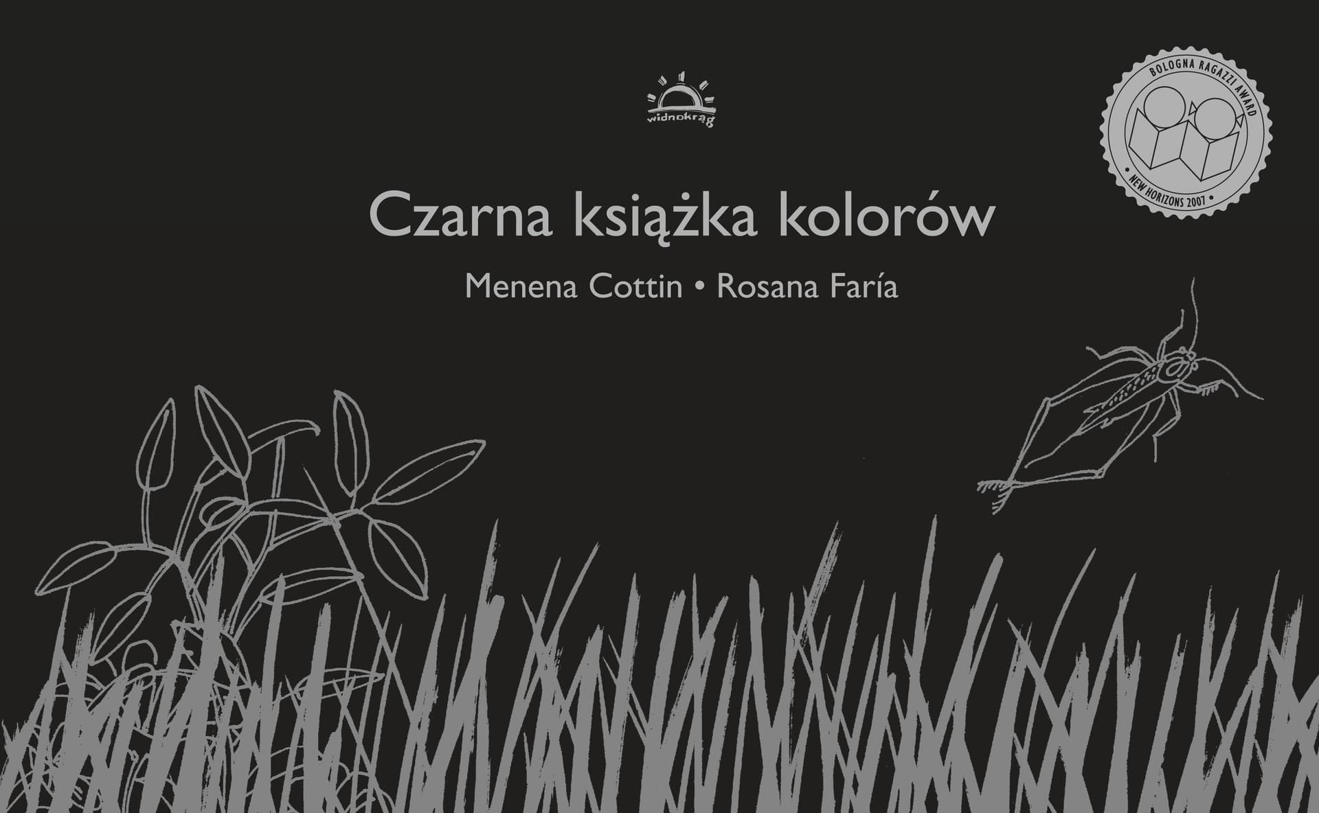 Czarna książka o kolorach - Dla dzieci i dorosłych