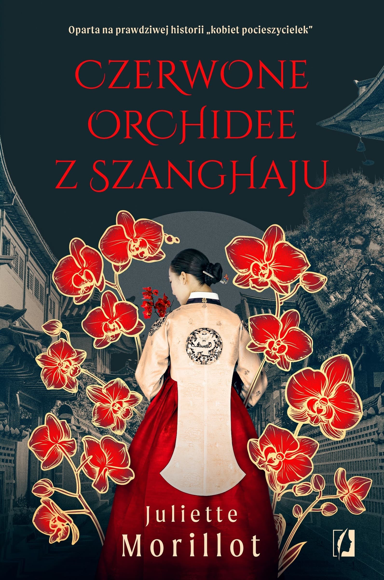 Czerwone orchidee z Szanghaju