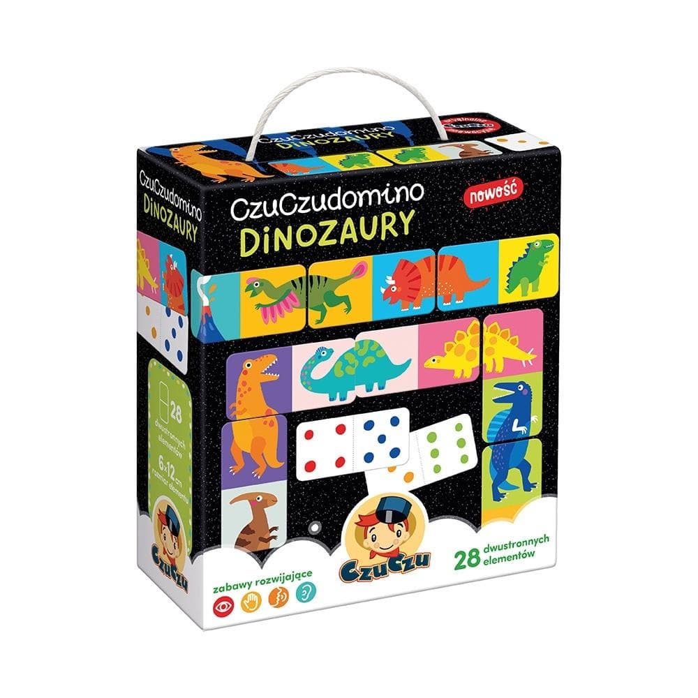Domino Dinozaury CzuCzu gra edukacyjna